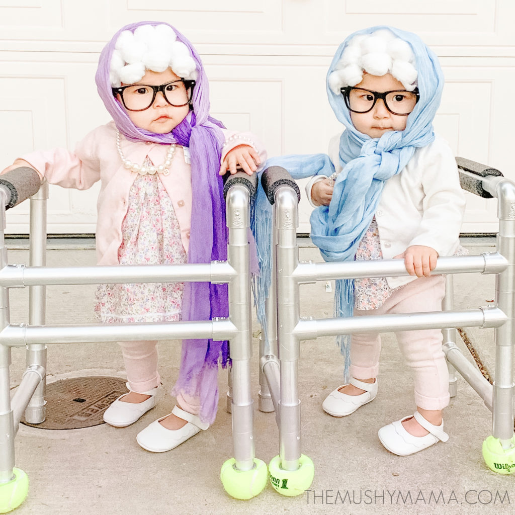 DIY Baby Old Lady Costume