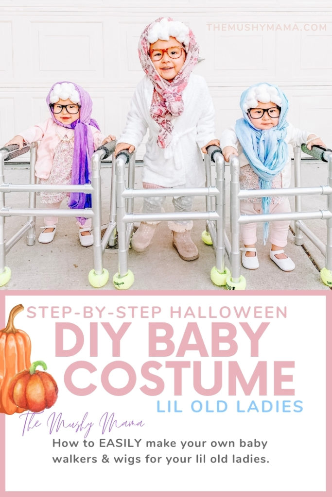 DIY Baby Old Lady Costume